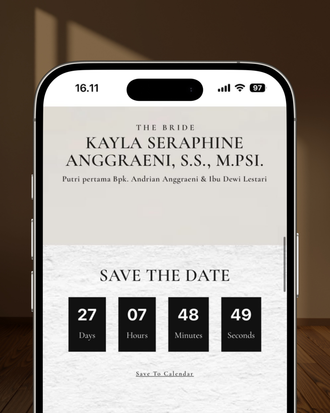 Save The Date